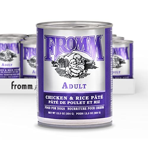 Fromm Classic Adult Chicken & Rice Pate Dog Food - Premium Wet Dog Food - Chicken Recipe - Case of 12 Cans