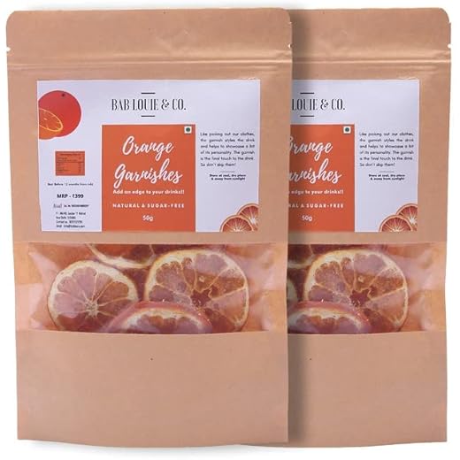 Bab Louie & Co. Dehydrated Orange Wheels 50g