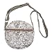 Boho Crossbody Roundbag-Brown