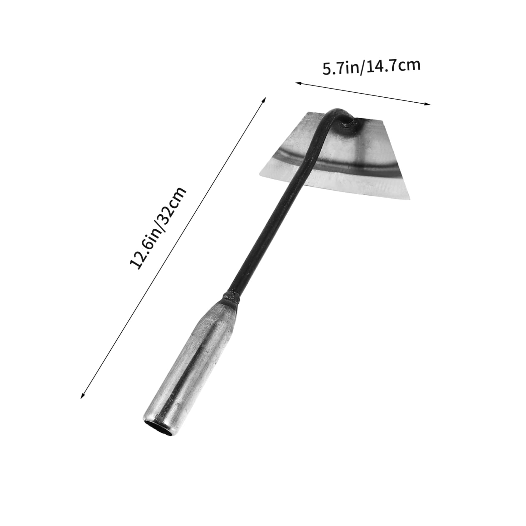 FUNOMOCYA 2Pcs Portable All Steel Weeding Hoes Lightweight Gardening Tools for Digging Loosening Soil and Weeding Housewarming Present for Garden Enthusiasts