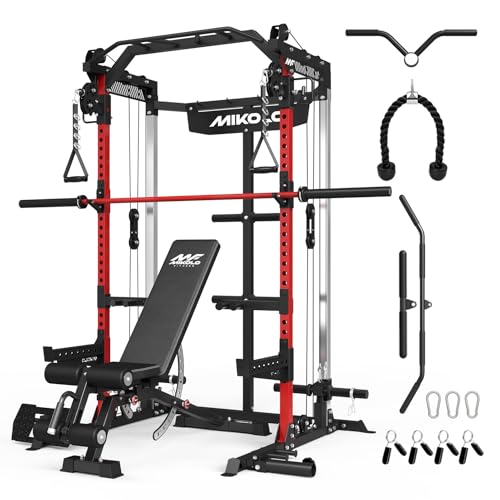 Mikolo Power Cage with Dual Pulley System