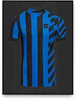 Click Quadros Moldura Caixa Alta Para Camiseta Time Futebol Com Proteção 80x90 cm Azul