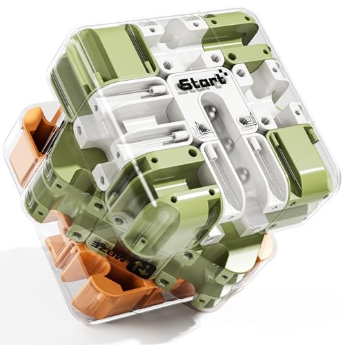 KIZONLY Rubik Race Game, 3D Maze Puzzle Games for Kids 8-12, Color-Match Puzzle Game, Education Sensory Toys Birthday Gift for Adults Kids 8 9+ Year Old Boy