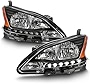 ACANII - For [Black Edition] 2013 2014 2015 Nissan Sentra Headlights Headlamps 13-15 Driver + Passenger Side