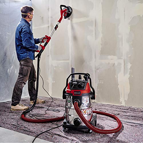 Einhell Aspirateur eaux et poussières TE-VC 2025 SACL (classe de poussières L, pour des poussières de valeurs MAK>1 mg/m³, 25 L, système de nettoyage du filtre, vendu avec plusieurs buses et filtres) - Image 5