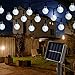 Produktbild Mitening Solar Lichterkette Aussen, 12M 100 LED Lichterkette Außen Wasserdicht Kristall Kugel für Garten Bäume Schlafzimmer Kinderzimmer Hochzeiten Weihnachten Partys Weiß [Energieklasse A+++]