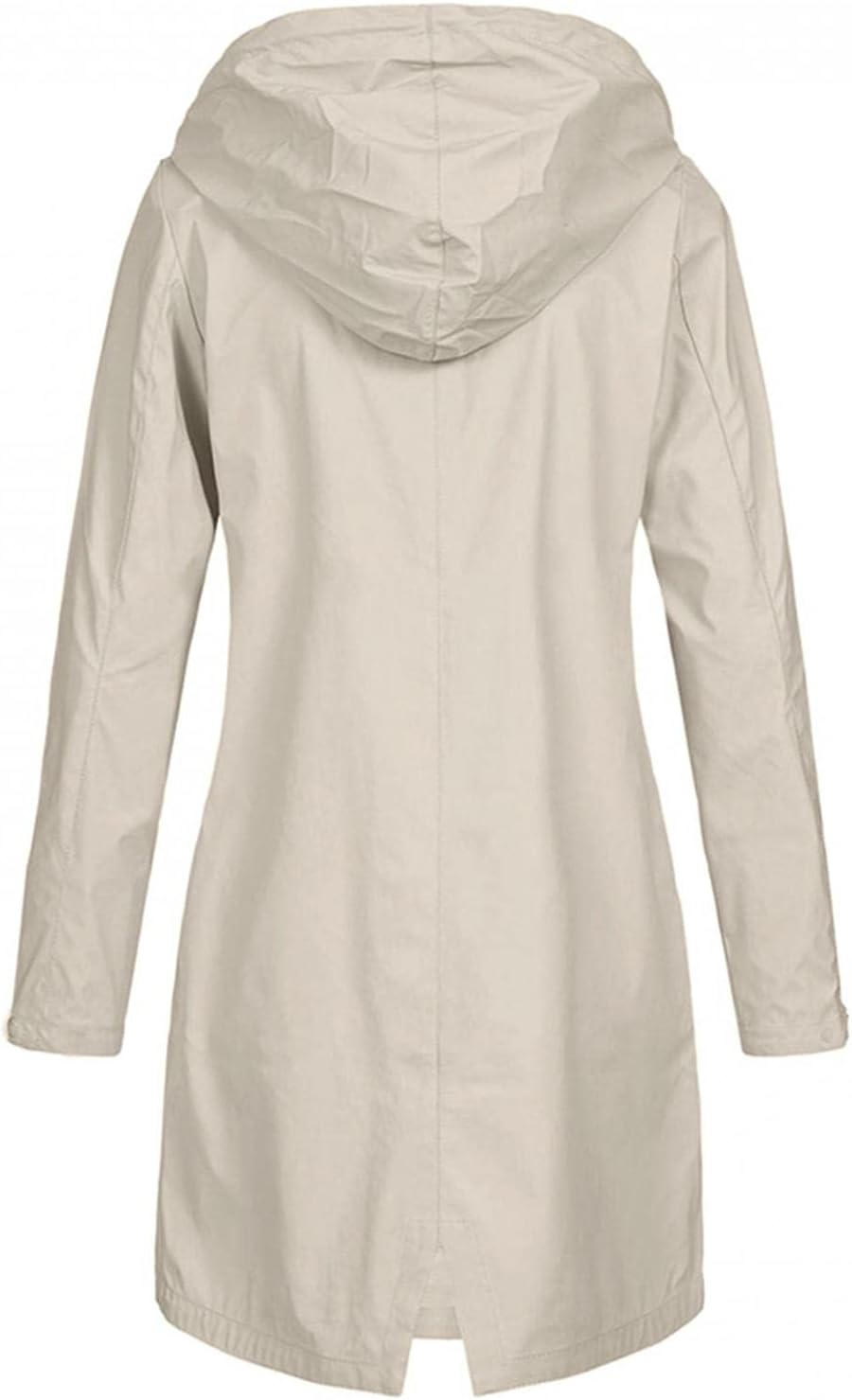 Dames regenjas lange softshelljas met capuchon vrouwen overgangsjas regenjas gevoerde functionele jas waterdichte windbreaker wandeljas ademende jas outdoorjas, donkerrood, M