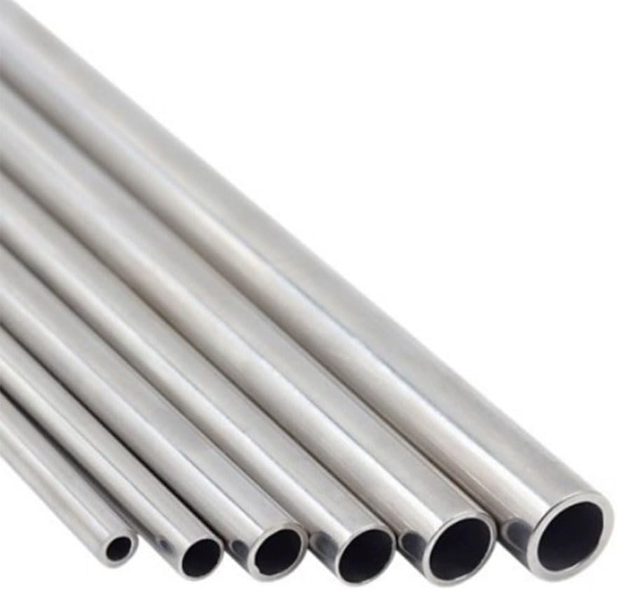 304 Stainless Steel Capillary Tube - Seamless Precision Pipe, 250mm/500mm Length, 4x3mm to 12x11mm, 1-10pcs Options(250mmx7mmx5mmx1pcs)