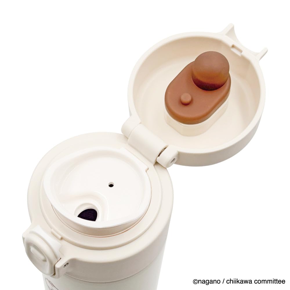 Amazon | ちいかわ 水筒 ワンタッチステンレスボトル, リボンデザイン