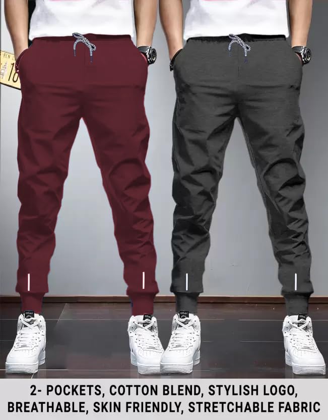 Image of REYA Mens Cotton Trackpant