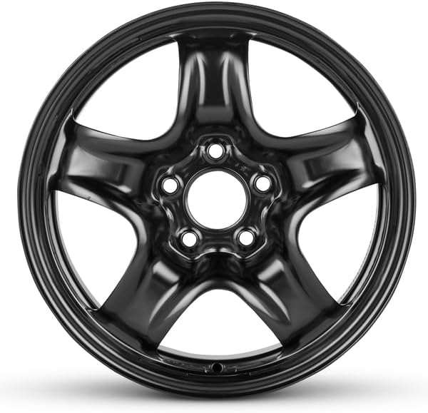 New 16x6.5 inch OEM Direct Replacement Steel Wheel for Chevrolet HHR 2007–2009 5-110mm Black 16 in Rim 9597622