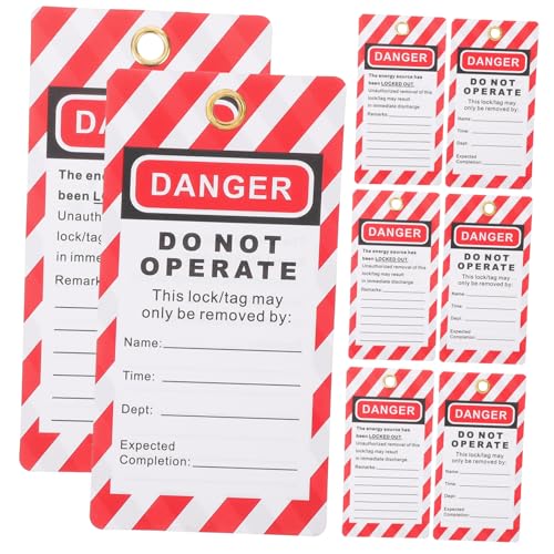 Balise de danger et étiquette de sortie étanche en plastique PVC Ciieeo - 2