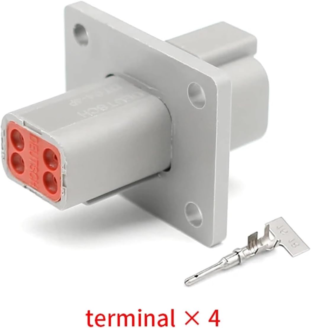 4Pin DT04-4P-L012 DT Series Male Automotive Plug Waterproof Connector Additional Terminal(Male Set)