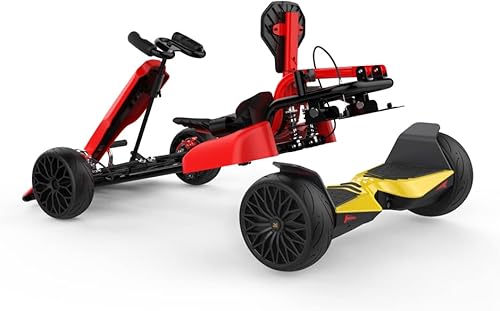 Miniatura 4 de HYPER GOGO Paquete de aeropatineta eléctrica y Gokart accesorio de aeropatineta Go Kart de 85 pulgadas longitud y altura ajustables pedal al aire