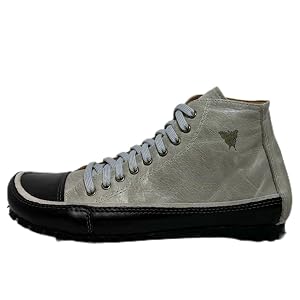 Rolling Gray Boots Barefoot-Inspired Handmade Leather Boots for Men Women