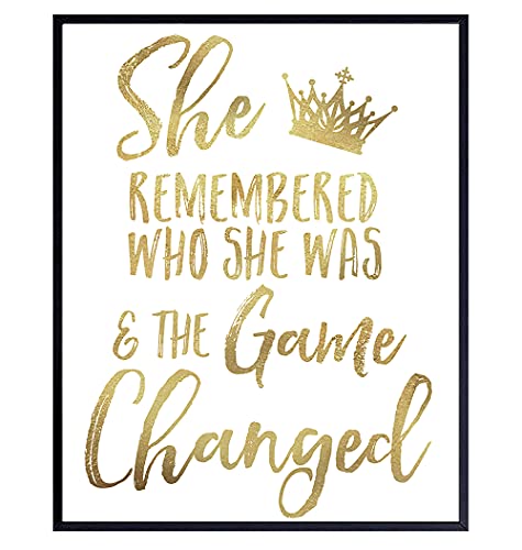 Inspirational Wall Art & Decor for Women, Teen Girls -
