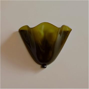 Creative Wall Lamp Fixtures E27 Wall Sconces Glass Colored Wall Mount Wall Lights Vintage Study Bath Bedroom Vanity Light FixturesBlack Green