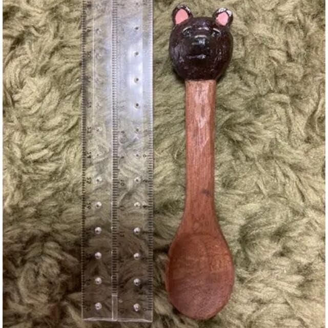 はしもとみお　木彫り熊スプーン　未使用品　木彫　熊 Amazon.co.jp: はしもとみお 木彫り熊スプーン : ホーム＆キッチン