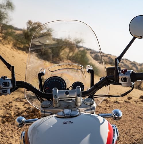 Image of Royal Enfield KXA00224 Touring Screen-in /EU for Super Meteor 650