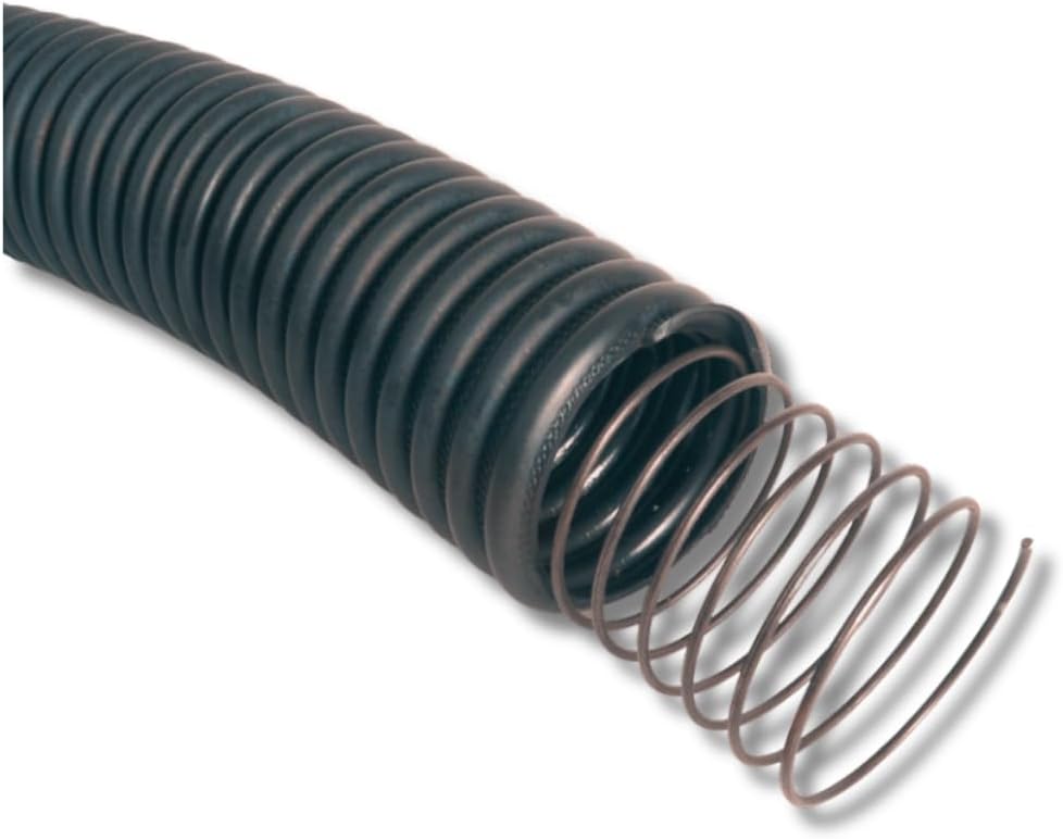 ACT400W30 - Crushproor tubing 4" ID x 11' length garage exhaust hose with 30" of wire to prevent kinking on diesel stacks.