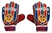 MarioSports Soccer Goalkeeper Gloves for Kids Barcelona (Home, 6-10 Years Old)