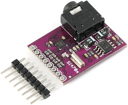 Si4703 FM Radio Tuner Module for Arduino, AVR, PIC, ARM Wireless RDS Filtering Carrier Board for Seamless Radio Broadcasting Integration