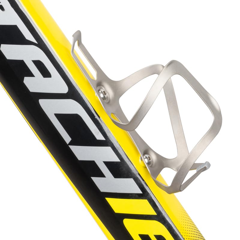 Porte gourde vélo route porte-bidon VTT en alliage de titane léger