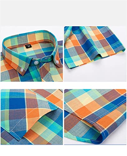 Chemise d'été manches courtes Pohullan en coton léger M