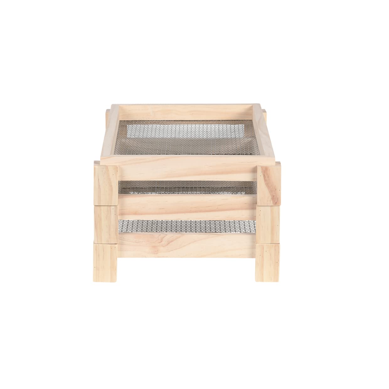 EsschertDesign, essiccatore per erbe aromatiche, in legno, 23 x 36 x 16 cm, impilabile, 3 strati di asciugatrice, spezie e piante