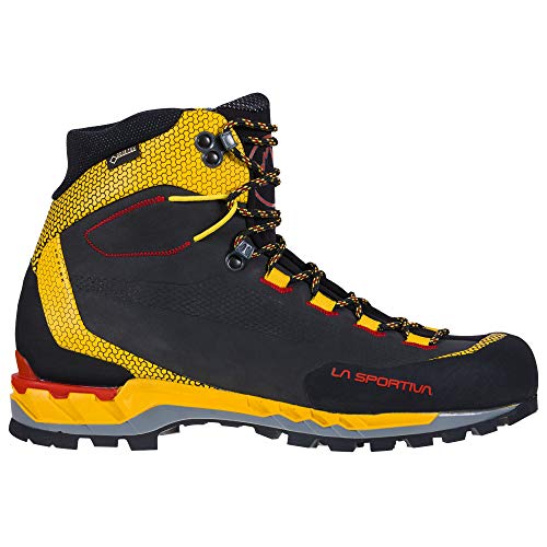 Foto von LA SPORTIVA M Trango Tech Leather GTX Gelb-Schwarz - Gore-Tex Leichter robuster Herren Wanderschuh, Größe EU 41 - Farb