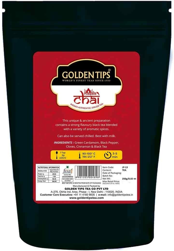 See full amazon price history chart for Golden Tips Loose Leaves Indian Masala Chai Green Cardamom and Cinnamon (200 Gram, 100 cups) Golden Tips Loose Leaves Indian Masala Chai Green Cardamom and Cinnamon (200 Gram, 100 cups) (B07T9LQR4C) Amazon Price History, Amazon Price Tracker