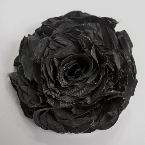 Medium Silk Rose Artificial Flower Hair Clip/Pin Brooch