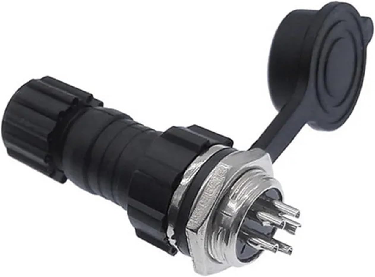 Back Nut Connector GX16 M16 Back Nut Male Female Socket Docking 2p 3p 4p 5p 6p 7p 8p 9p 10pin 10Pcs(Back nut 4P 10PCS)