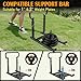 GanFindX Adjustable Weight Sled for Push & Pull Training, Heavy-Duty Fitness Sled with 5 Adjustable Handles, Improves Speed and Strength, Fits 1