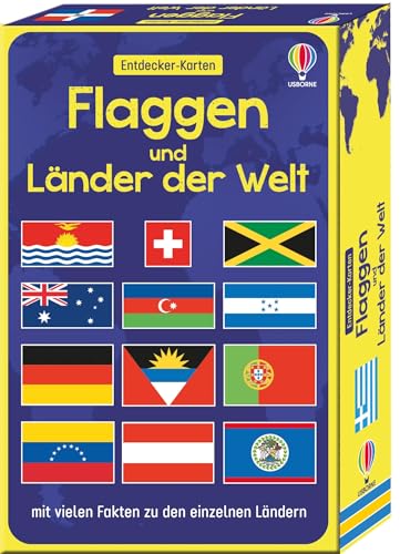 Entdecker-Karten: Flaggen und Länder der Welt: mit vielen Fakten zu den einzelnen Ländern – Karten-Set für Kinder ab 7 Jahren (Entdecker-Karten-Reihe)