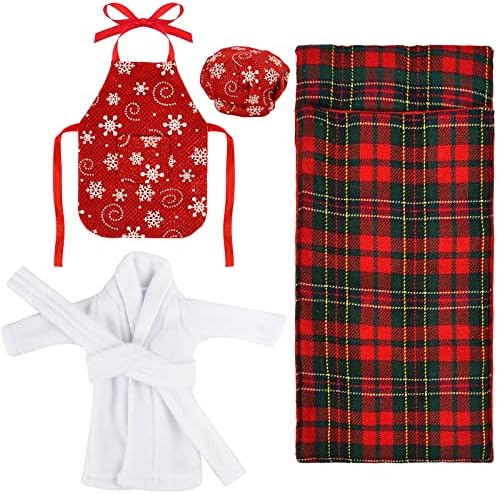 Saco de dormir, albornoz, Gorro de cocinero y delantal para Elfos