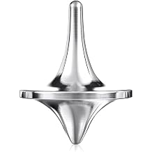ForeverSpin Solid Silver99.999% Spinning Top - World Famous Metal Spinning Tops