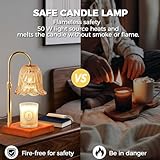 Lámpara calentadora de velas, calentador de velas regulable,...