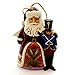 Jim Shore for Enesco Heartwood Creek Santa with Soldier Ornament, 3.5"