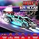 Sentasi RC Drift Car,Ferngesteuertes Auto Drift,1:24 RC Drift-Rennfahrzeug 4WD,High Speed Sportmodell mit LED & Ersatzreifen,30Mins Laufzeit Für für Erwachsene Kinder(Blau)