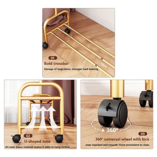 Perchero de metal para dormitorio de 60cm que ahorra espacio en casa 6