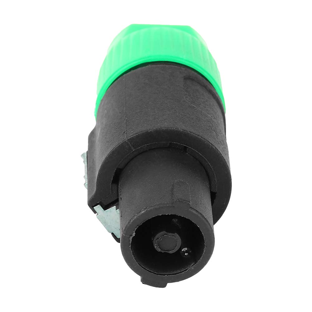 Connettore per Cavo Speakon NL4FC 4 Pin Impermeabile 10PCS Verde