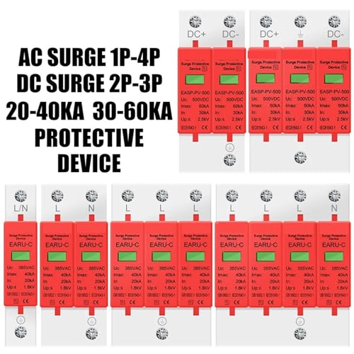 Parafoudre AC 385V protection contre les surtensions 3 pôles 60KA maison - 2
