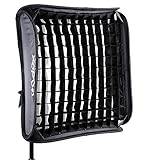 GODOX 32x32inch / 80x80cm Foldable Softbox & Grid with Godox S2 S-Type Speedlite Bracket Bowens Mount and Carrying Case for Godox V1 AD200Pro AD400Pro AD200 V860II TT685 TT600 Series and other Flashes - Image 3