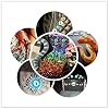 Julie Wang 50PCS 6MM Glass Dragon Eyes Small Flatback Cabochon Cameo for Jewelry Crafts Making Supplies Tiny Size 0.24inches #5