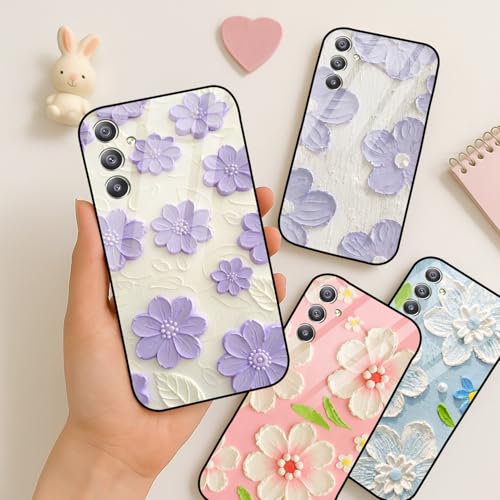 Image of COLORflow Back Cover Compatible with Samsung A34 5G | Whisper of Petals Customized | Shockproof TPU Bumper with Camera Protection Back Cover Compatible with Samsung Galaxy A34 5G