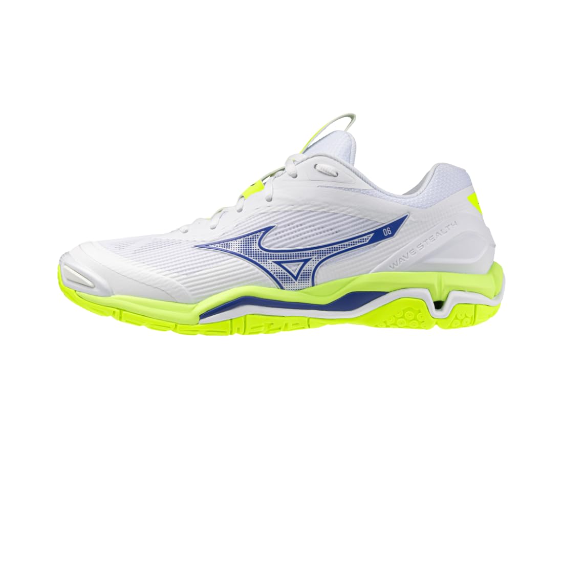 Mizuno Wave Stealth 6 Gibraltar Sea/Antarctica/Fiery Red - 10/44.5