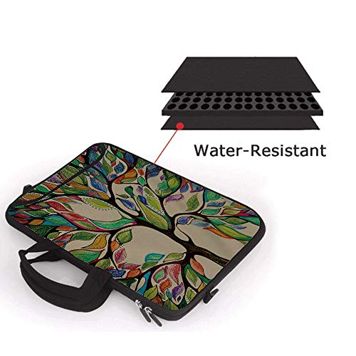 Freehand Retro Colorful Life Tree