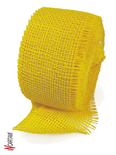 Nastro juta 80 knaus 25mt giallo ocra