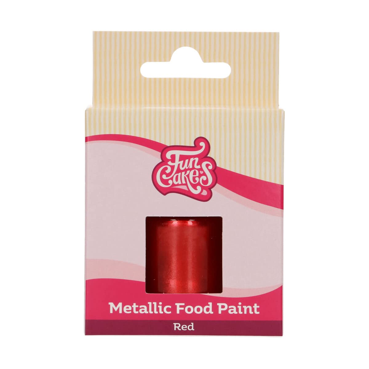 Funcakes Red Metallic Food Paint 30Ml